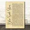 Elvis Presley Blue Suede Shoes Rustic Script Song Lyric Quote Print