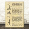 Katherine Jenkins Jealous Of The Angels Rustic Script Song Lyric Quote Print