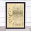 Gavin DeGraw You Got Me Rustic Script Song Lyric Quote Print