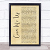Jason Isbell Cover Me Up Rustic Script Song Lyric Quote Print