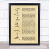 Rod Stewart Have I Told You Lately Rustic Script Song Lyric Quote Print