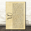 John Mayer XO Rustic Script Song Lyric Quote Print