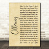 The Avett Brothers Offering Rustic Script Song Lyric Quote Print