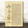Josh Groban To Where You Are Rustic Script Song Lyric Print