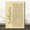 Shawn Mendes Bad Reputation Rustic Script Song Lyric Print