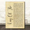 Roger Miller King Of The Road Rustic Script Song Lyric Print