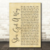 Billy Joel She's Got A Way Rustic Script Song Lyric Quote Print