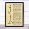 Jack Johnson Banana Pancakes Rustic Script Song Lyric Quote Print