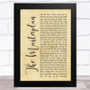 Oasis The Masterplan Rustic Script Song Lyric Music Art Print