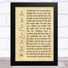Roberta Flack The First Time Ever I Saw Your Face Rustic Script Song Lyric Music Art Print