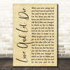 Guns N' Roses Live And Let Die Rustic Script Song Lyric Music Art Print