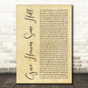 Hardy Give Heaven Some Hell Rustic Script Song Lyric Music Art Print