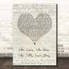 Original Broadway Cast Of Hamilton Who Lives, Who Dies, Who Tells Your Story Script Heart Song Lyric Print