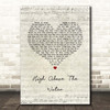 Parker McCollum High Above The Water Script Heart Song Lyric Print