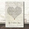 Stevie Nicks If I Were You Script Heart Song Lyric Print