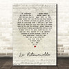 Sébastien Tellier La Ritournelle Script Heart Song Lyric Print