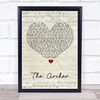 Taylor Swift The Archer Script Heart Song Lyric Print