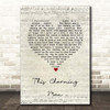 The Smiths This Charming Man Script Heart Song Lyric Print