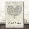 Usher U Got It Bad Script Heart Song Lyric Print