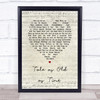 Celine Dion, Peabo Bryson Beauty & The Beast Script Heart Song Lyric Print