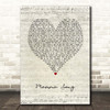 Cody Jinks Mamma Song Script Heart Song Lyric Print