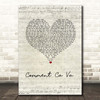 D'Banj & The Fedz Comment Ca Va Script Heart Song Lyric Print