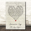 Dave Matthews Band Samurai Cop (Oh Joy Begin) Script Heart Song Lyric Print