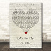 Dick Van Dyke Let's Go Fly a Kite Script Heart Song Lyric Print