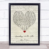 Donny Hathaway Someday We'll All Be Free Script Heart Song Lyric Print