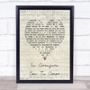 Alfredo García Segura En Aranjuez Con Tu Amor Script Heart Song Lyric Print