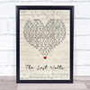 Engelbert Humperdinck The Last Waltz Script Heart Song Lyric Print