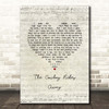 George Strait The Cowboy Rides Away Script Heart Song Lyric Print