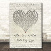 Lila McCann When You Walked Into My Life Script Heart Song Lyric Print