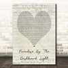 Meat Loaf Paradise By The Dashboard Light Script Heart Song Lyric Print
