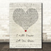 Rita Ora I Will Never Let You Down Script Heart Song Lyric Wall Art Print