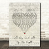 The Kinks All Day And All Of The Night Script Heart Song Lyric Wall Art Print