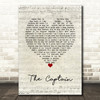 Biffy Clyro The Captain Script Heart Song Lyric Wall Art Print