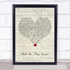 Westlife What Do They Know Script Heart Song Lyric Wall Art Print