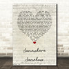 Wet Wet Wet Somewhere Somehow Script Heart Song Lyric Wall Art Print