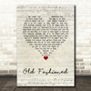 Cee Lo Green Old Fashioned Script Heart Song Lyric Wall Art Print