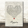 Josh Garrels Ulysses Script Heart Song Lyric Wall Art Print