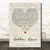Kacey Musgraves Golden Hour Script Heart Song Lyric Wall Art Print