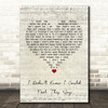 Lady & The Tramp 2 I Didn't Know I Could Feel This Way Script Heart Song Lyric Wall Art Print