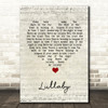 Leonard Cohen Lullaby Script Heart Song Lyric Wall Art Print