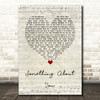 Level 42 Something About You Script Heart Song Lyric Wall Art Print