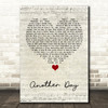 Living Legends Another Day Script Heart Song Lyric Wall Art Print