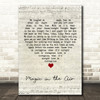 Badly Drawn Boy Magic in the Air Script Heart Song Lyric Wall Art Print
