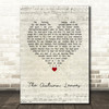 Eva Cassidy The Autumn Leaves Script Heart Song Lyric Wall Art Print