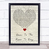 Alison Krauss Down To The River To Pray Script Heart Song Lyric Quote Music Print