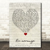 Biffy Clyro Re-arrange Script Heart Song Lyric Quote Music Print